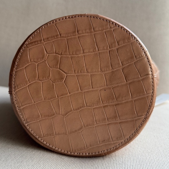 Loeffler Randall Brown Croc-Embossed Tote - Picture 2 of 4